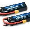 Admiral 2600mAh 3S 11.1V 30C LiPo Battery With XT60 Connector Multi-Pack (2 Batteries)