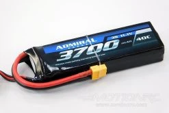 Admiral 3700mAh 3S 11.1V 40C LiPo Battery With XT60 Connector -Skynetic Store admiral 3700mah 3s 11 1v 40c lipo battery with xt60 connector motion rc 29638534922425