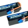 Admiral 4000mAh 6S 22.2V 40C LiPo Battery With EC5 Connector Multi-Pack (2 Batteries)