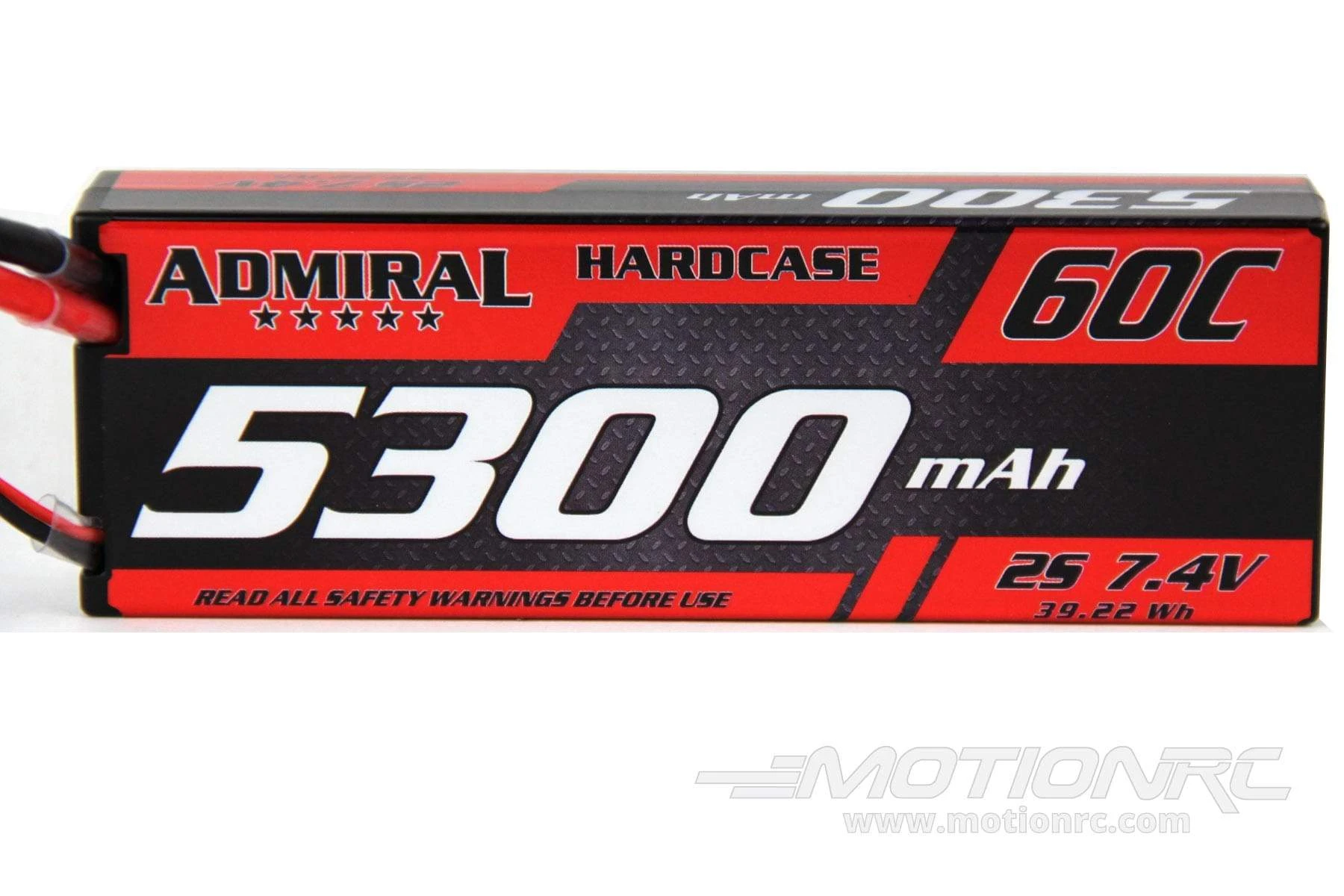 Admiral 5300mAh 2S 7.4V 60C Hard Case LiPo Battery With T Connector 4 Admiral 5300mAh 2S 7.4V 60C Hard Case LiPo Battery With T Connector - Image 4