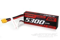Admiral 5300mAh 2S 7.4V 60C Hard Case LiPo Battery With XT60 Connector -Skynetic Store admiral 5300mah 2s 7 4v 60c hard case lipo battery with xt60 connector motion rc 31293881811129
