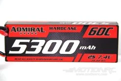 Admiral 5300mAh 2S 7.4V 60C Hard Case LiPo Battery With XT60 Connector -Skynetic Store admiral 5300mah 2s 7 4v 60c hard case lipo battery with xt60 connector motion rc 31293882237113
