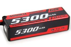 Admiral 5300mAh 3S 11.1V 60C Hard Case LiPo Battery With T Connector