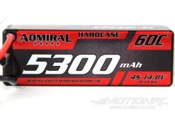 Admiral 5300mAh 4S 14.8V 60C Hard Case LiPo Battery With T Connector -Skynetic Store admiral 5300mah 4s 14 8v 60c hard case lipo battery with t connector motion rc 31306870358201