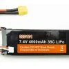 Bancroft 4000mAh 2S 7.4V 35C LiPo Battery With XT60 Connector
