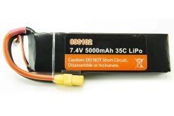 Bancroft 5000mAh 2S 7.4V 40C LiPo Battery With XT90 Connector
