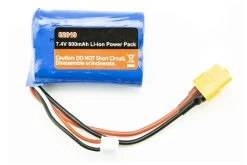 Bancroft 800mAh 2S 7.4V Li-ion Battery With XT60 Connector