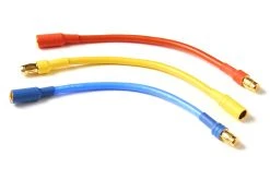 BenchCraft 100mm (4") Motor Extensions With 5mm Bullet Connectors (3 Pack)