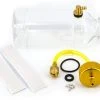 BenchCraft 260mL (9oz) Transparent Fuel Tank And Aluminum Fitting Set