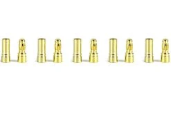 BenchCraft 3.5mm Gold Bullet ESC And Motor Connectors (5 Pairs)