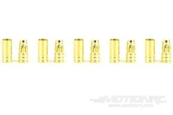 BenchCraft 5mm Gold Bullet ESC And Motor Connectors (5 Pairs) -Skynetic Store benchcraft 5mm gold bullet esc and motor connectors 5 pairs motion rc 29117991256249