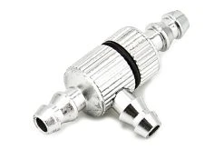 BenchCraft Aluminum Fuel Tube T-Joint - Silver
